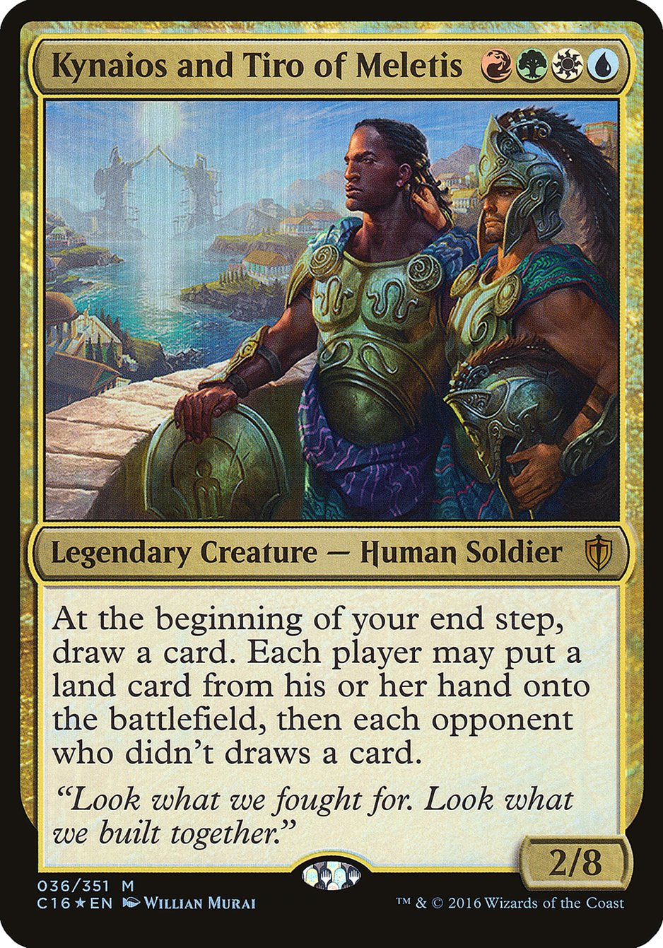 Kynaios and Tiro of Meletis (Oversized) [Commander 2016 Oversized] | Tables and Towers