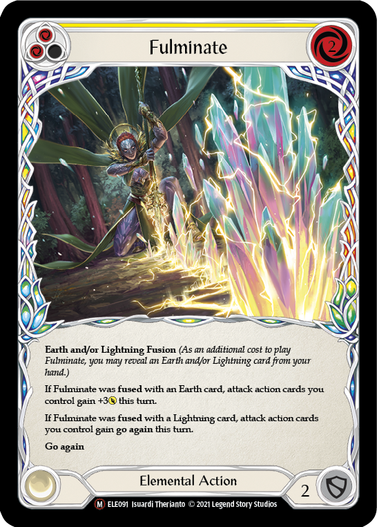 Fulminate [U-ELE091] (Tales of Aria Unlimited)  Unlimited Rainbow Foil | Tables and Towers