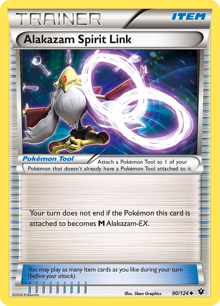 Alakazam Spirit Link (90/124) [XY: Fates Collide] | Tables and Towers