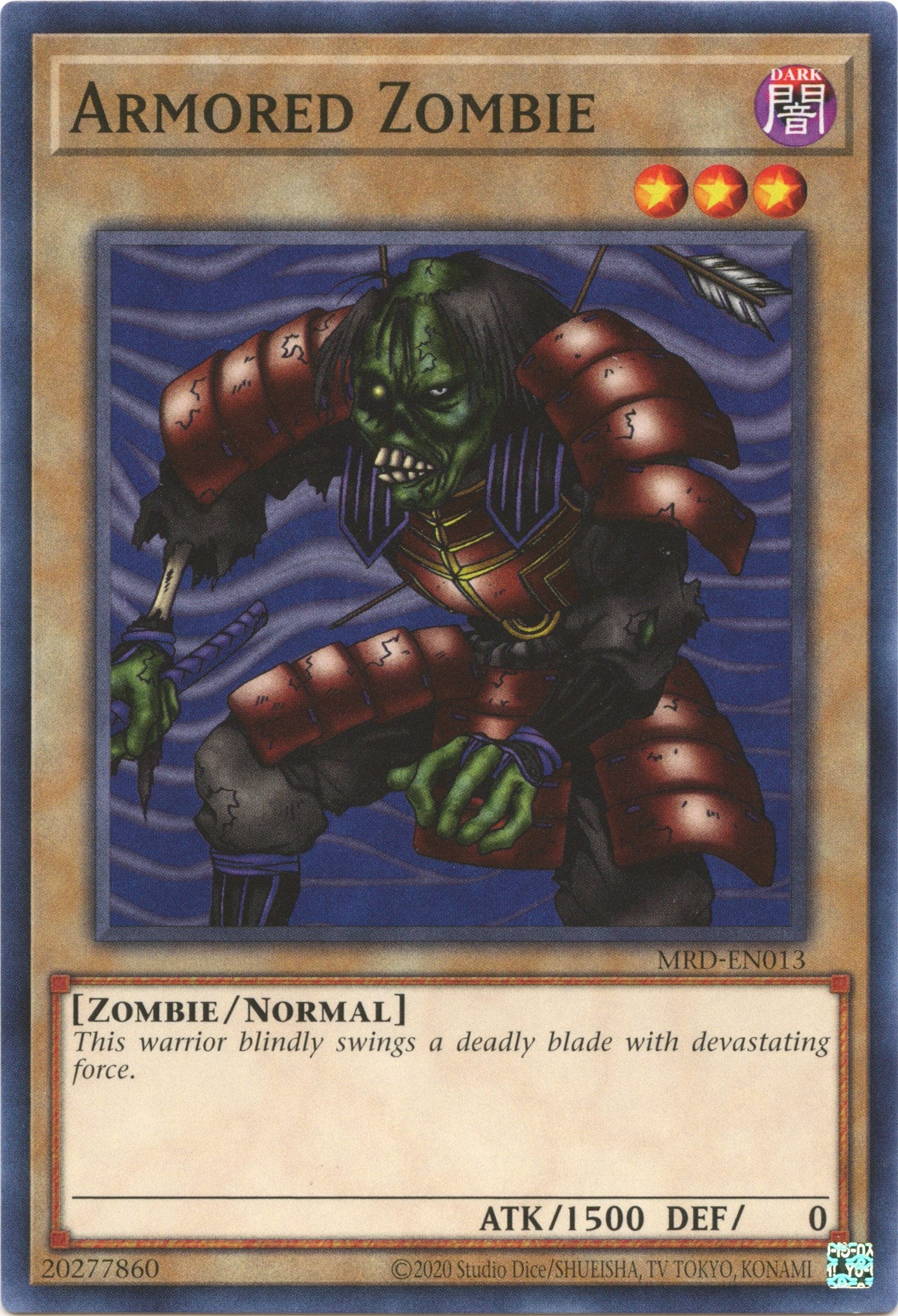 Armored Zombie (25th Anniversary) [MRD-EN013] Common | Tables and Towers