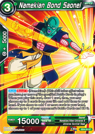 Namekian Bond Saonel (Starter Deck - The Guardian of Namekians) (SD4-05) [Colossal Warfare] | Tables and Towers