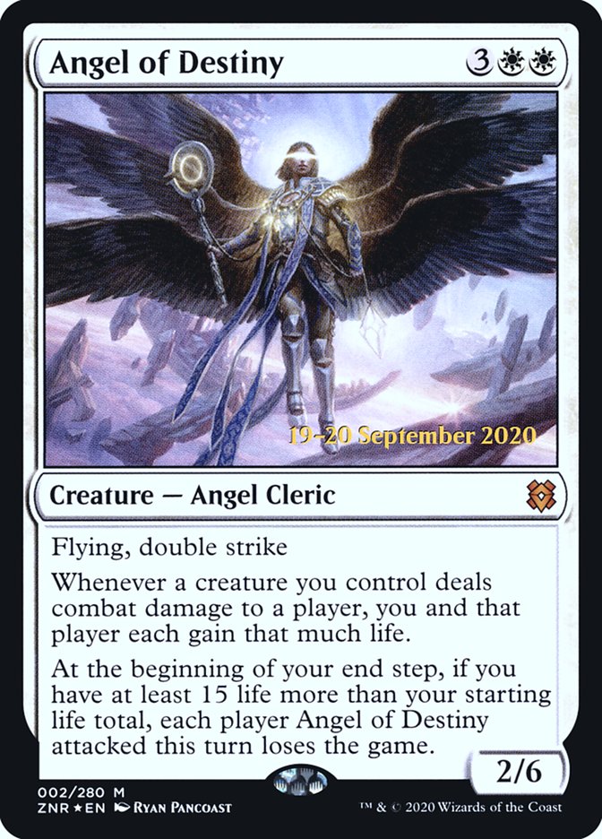 Angel of Destiny [Zendikar Rising Prerelease Promos] | Tables and Towers