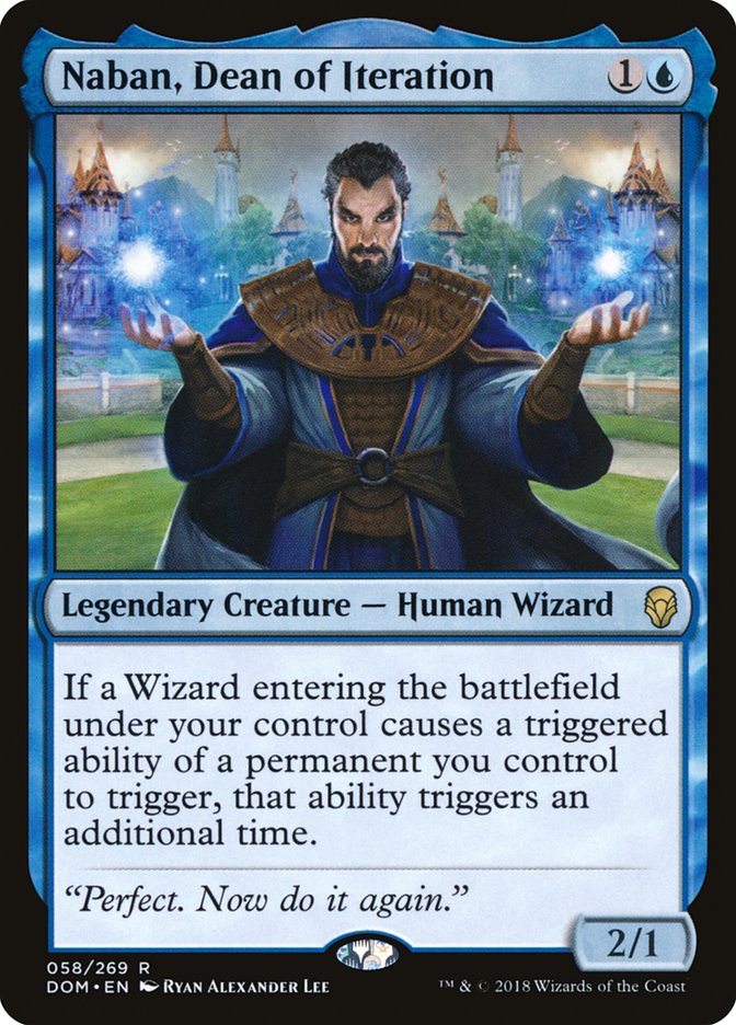 Naban, Dean of Iteration [Dominaria] | Tables and Towers