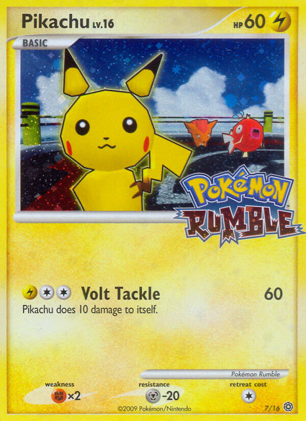 Pikachu (7/16) [Pokémon Rumble] | Tables and Towers