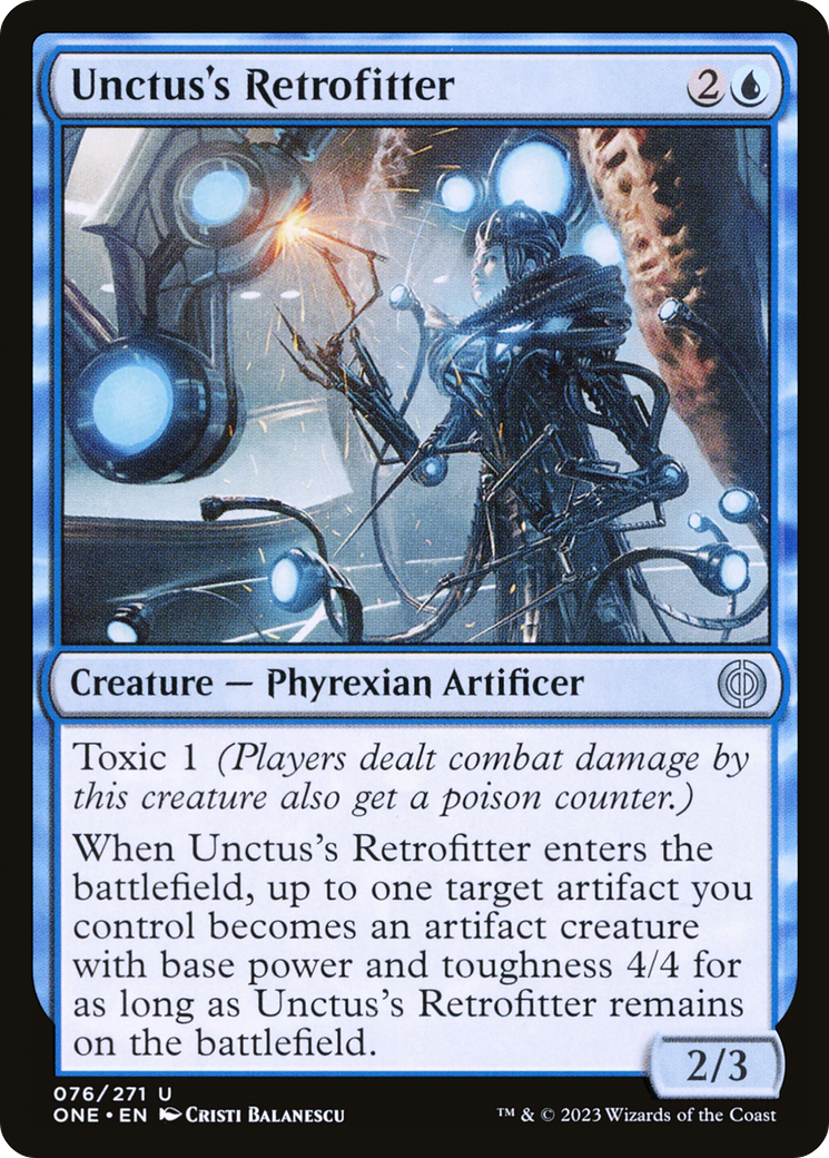 Unctus's Retrofitter [Phyrexia: All Will Be One] | Tables and Towers