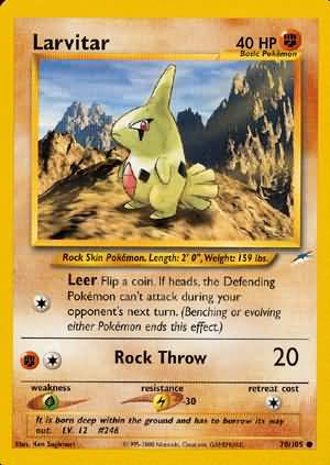 Larvitar (70/105) [Neo Destiny Unlimited] | Tables and Towers