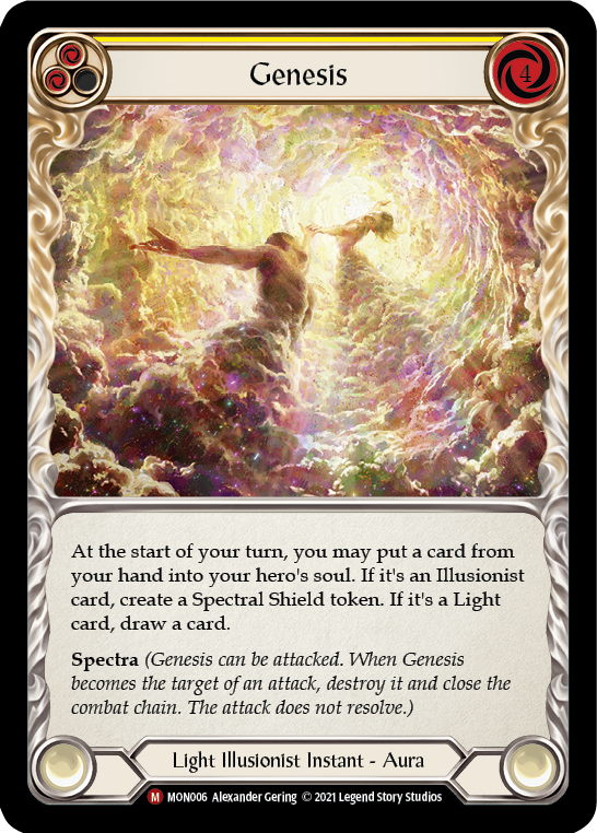 Genesis [MON006-RF] (Monarch)  1st Edition Rainbow Foil | Tables and Towers