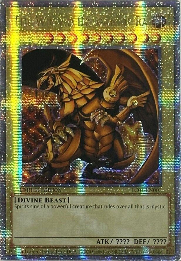 The Winged Dragon of Ra (25th Anniversary) [LC01-EN003] Quarter Century Secret Rare | Tables and Towers