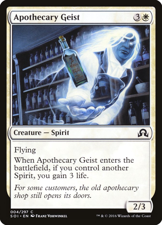 Apothecary Geist [Shadows over Innistrad] | Tables and Towers