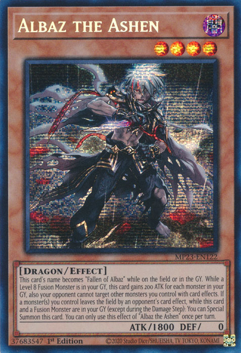 Albaz the Ashen [MP23-EN122] Prismatic Secret Rare | Tables and Towers