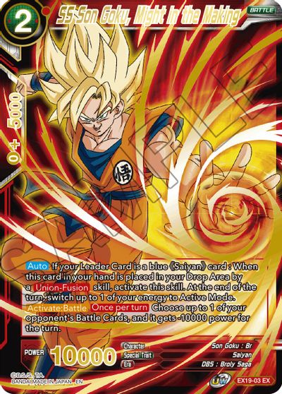 SS Son Goku, Might in the Making (EX19-03) [Special Anniversary Set 2021] | Tables and Towers