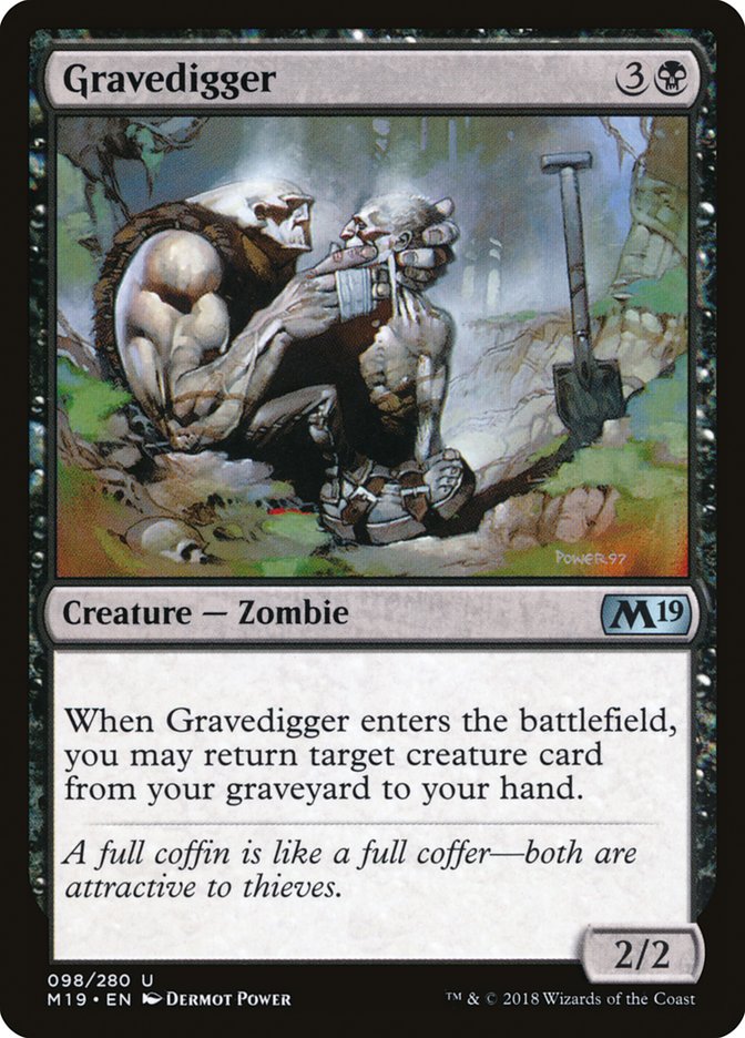 Gravedigger [Core Set 2019] | Tables and Towers