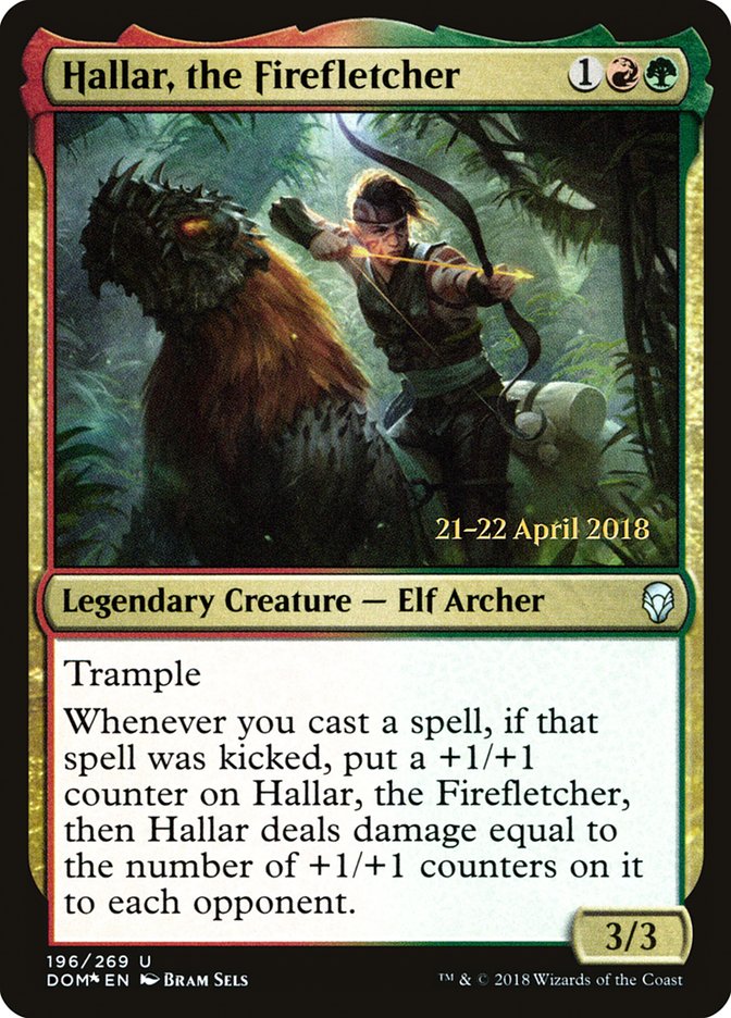 Hallar, the Firefletcher [Dominaria Prerelease Promos] | Tables and Towers