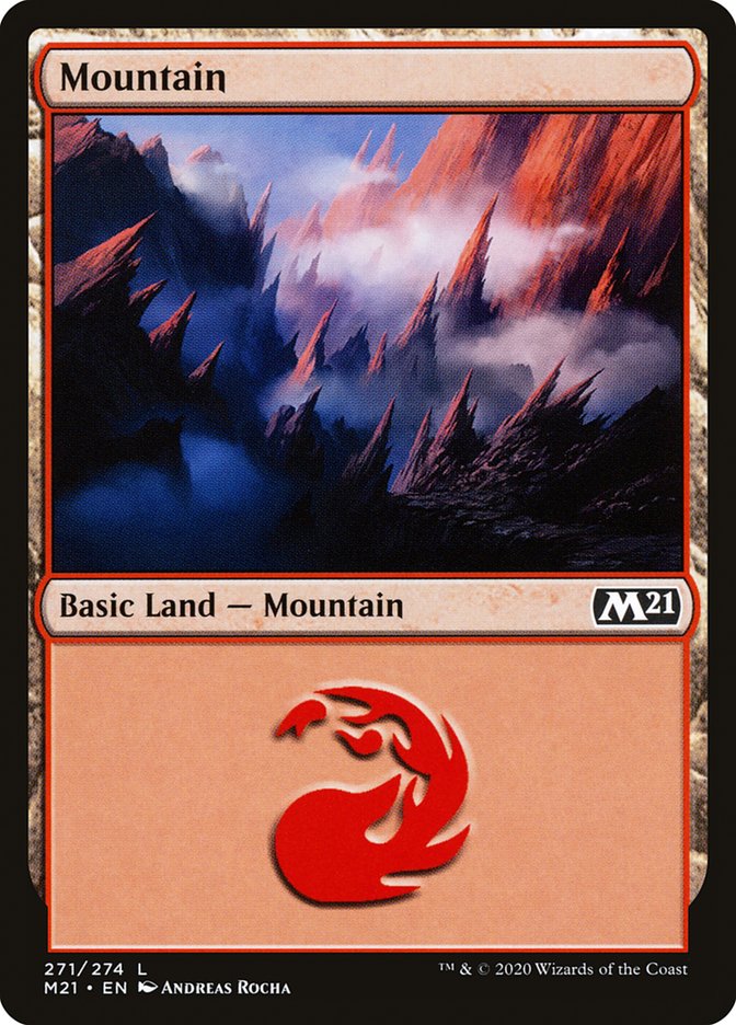 Mountain (271) [Core Set 2021] | Tables and Towers