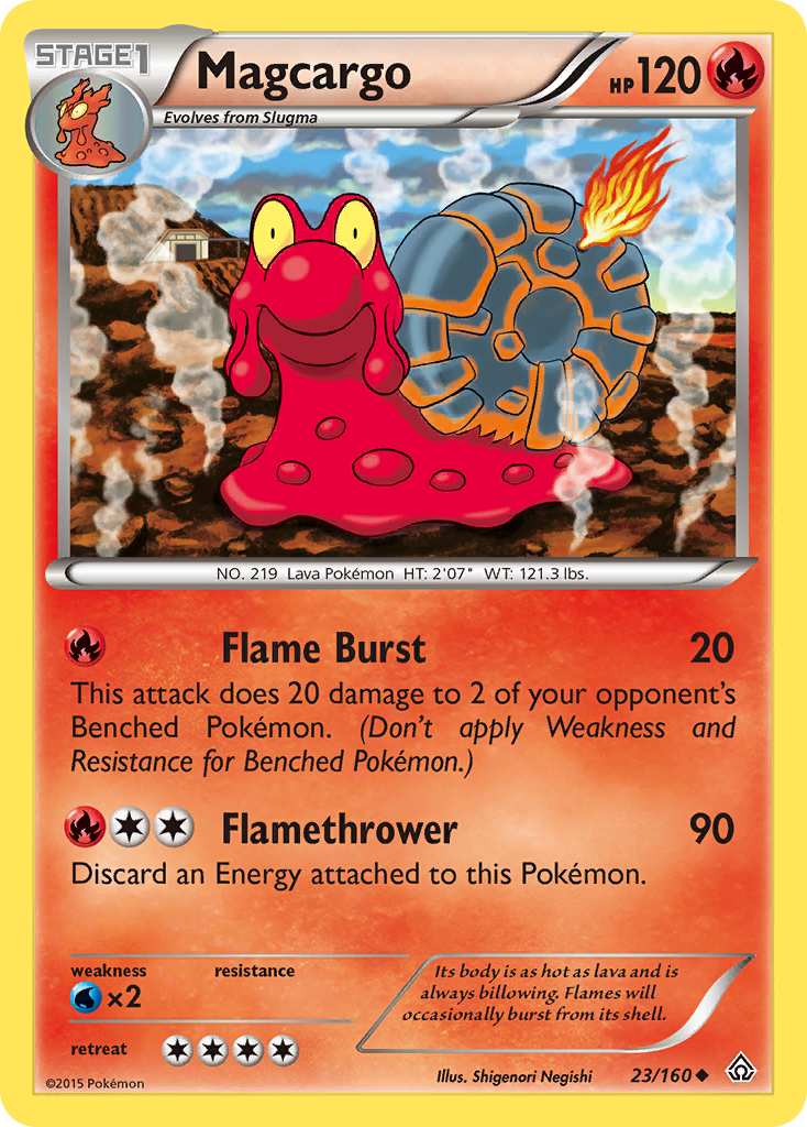 Magcargo (23/160) [XY: Primal Clash] | Tables and Towers