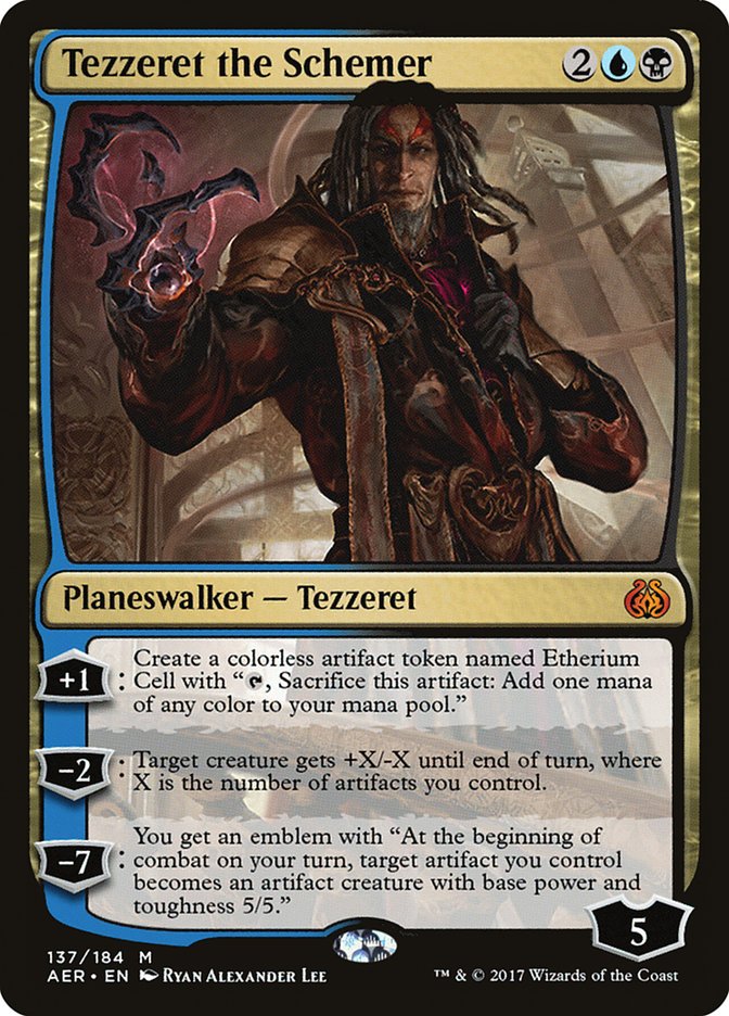 Tezzeret the Schemer [Aether Revolt] | Tables and Towers