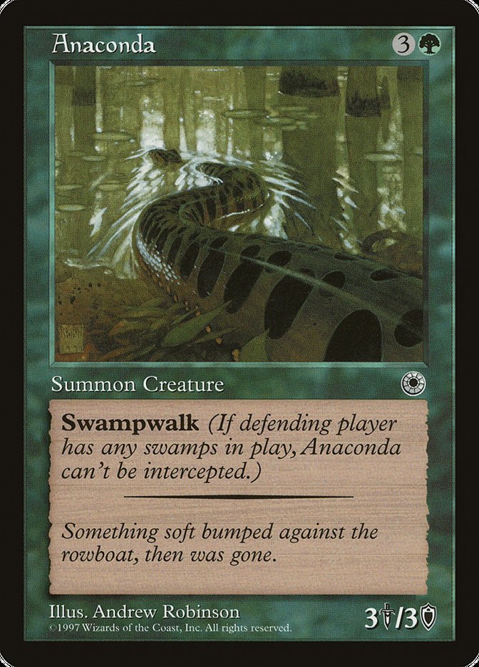 Anaconda (With Flavor Text) [Portal] | Tables and Towers