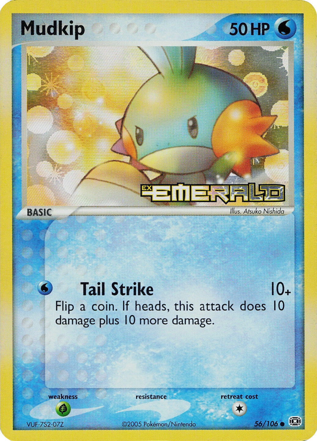 Mudkip (56/106) (Stamped) [EX: Emerald] | Tables and Towers