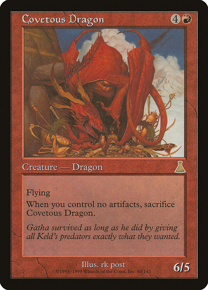 Covetous Dragon [Urza's Destiny] | Tables and Towers