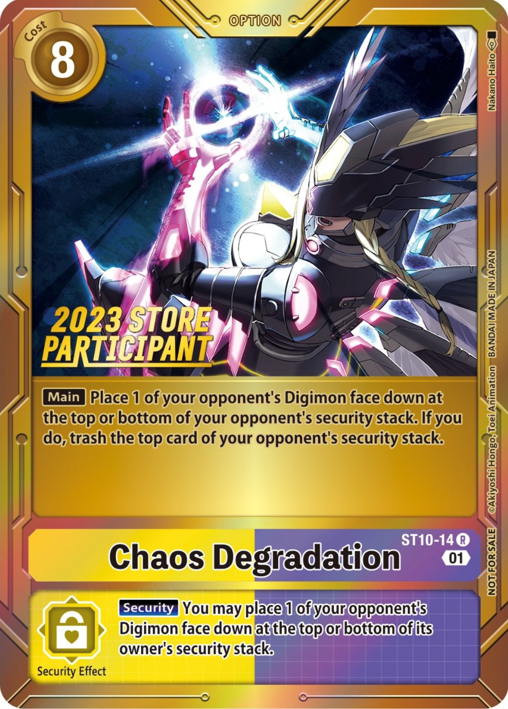 Chaos Degradation [ST10-14] (2023 Store Participant) [Starter Deck: Parallel World Tactician Promos] | Tables and Towers