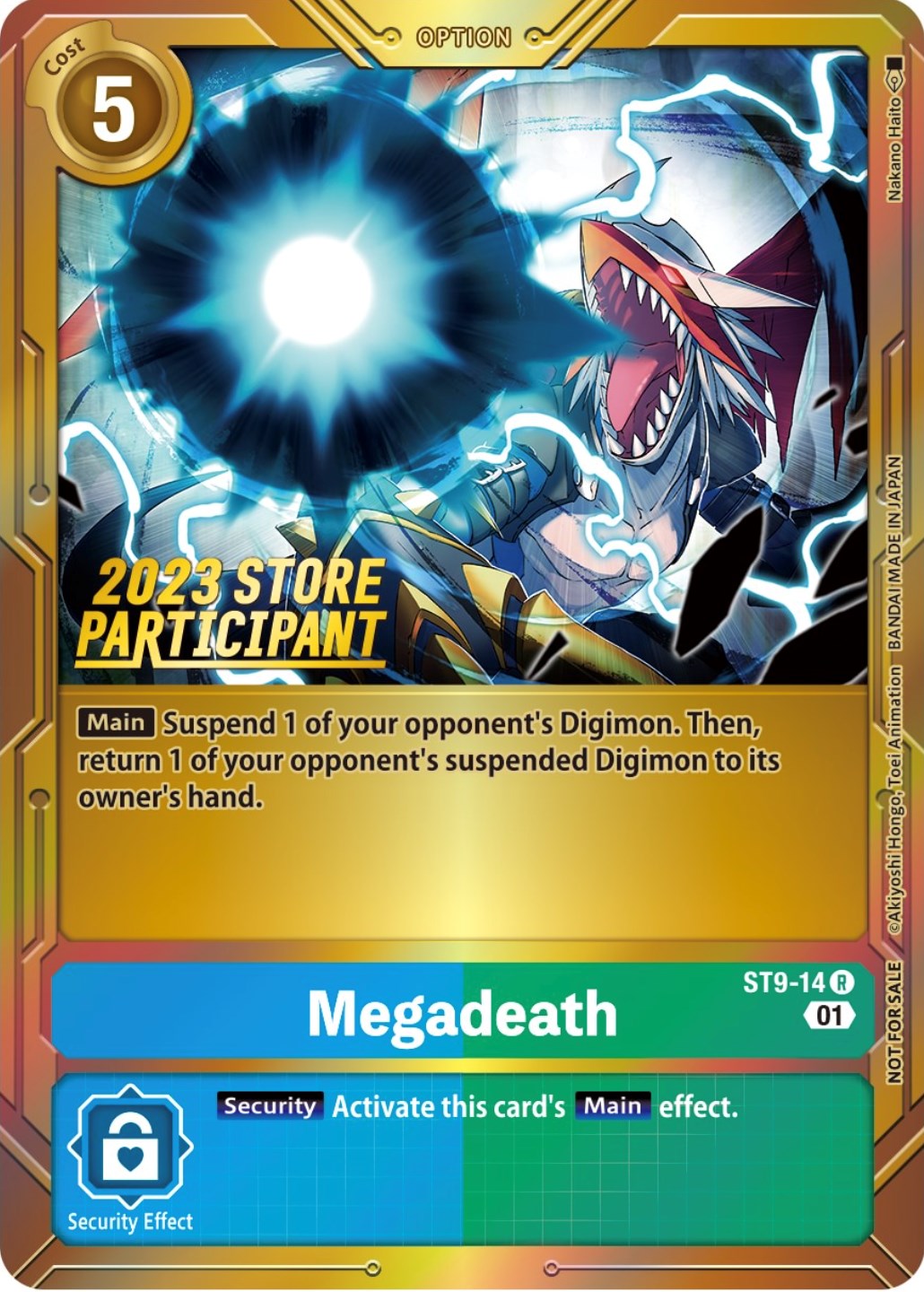 Megadeath [ST9-14] (2023 Store Participant) [Starter Deck: Ultimate Ancient Dragon Promos] | Tables and Towers