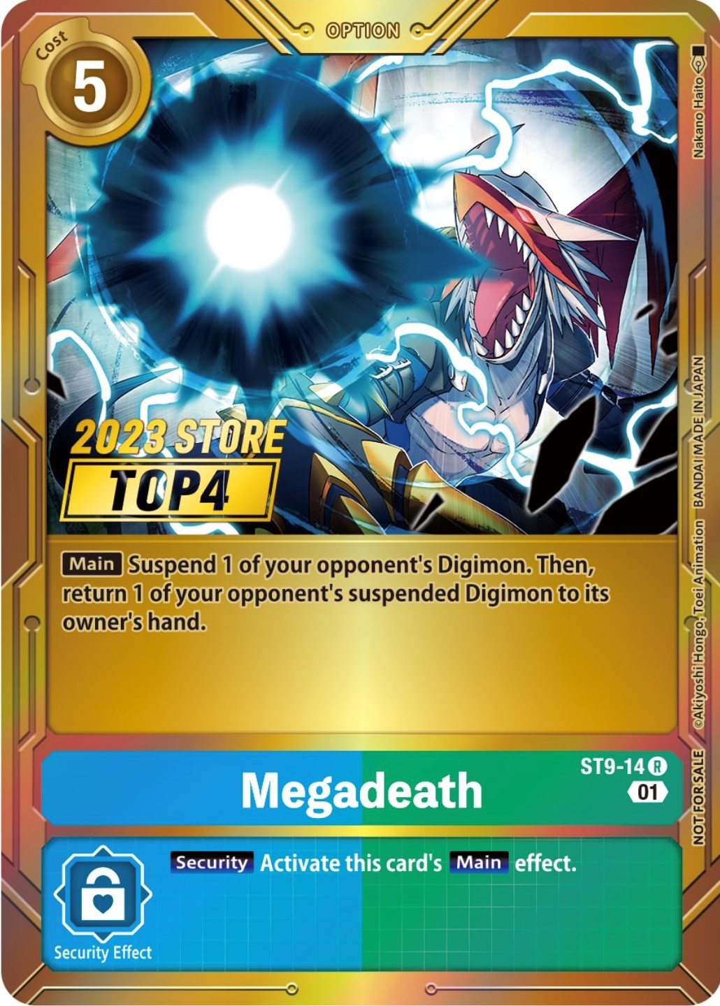 Megadeath [ST9-14] (2023 Store Top 4) [Starter Deck: Ultimate Ancient Dragon Promos] | Tables and Towers