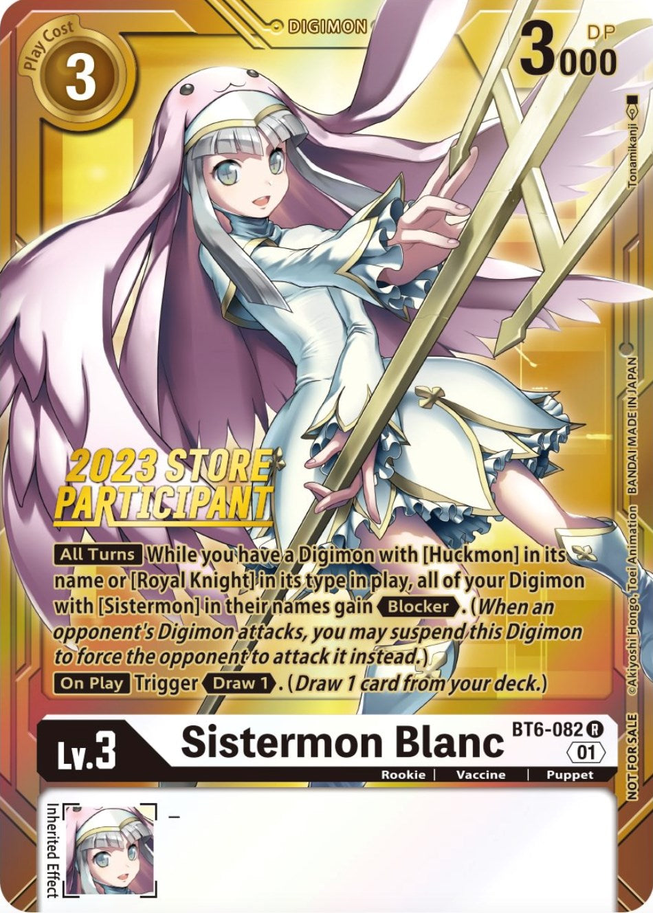 Sistermon Blanc [BT6-082] (2023 Store Participant) [Double Diamond Promos] | Tables and Towers