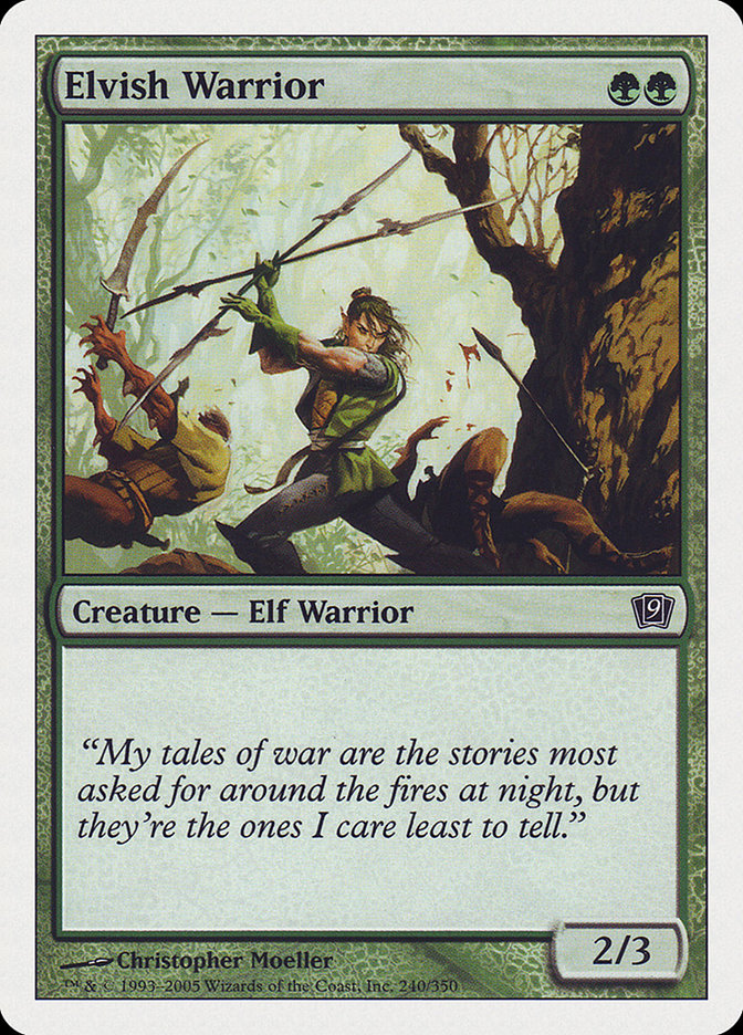 Elvish Warrior [Ninth Edition] | Tables and Towers