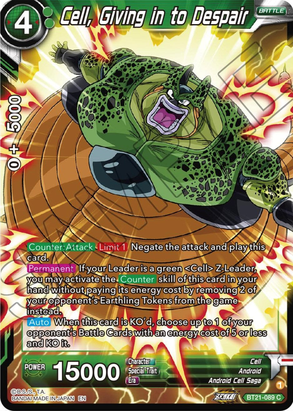 Cell, Giving in to Despair (BT21-089) [Wild Resurgence] | Tables and Towers