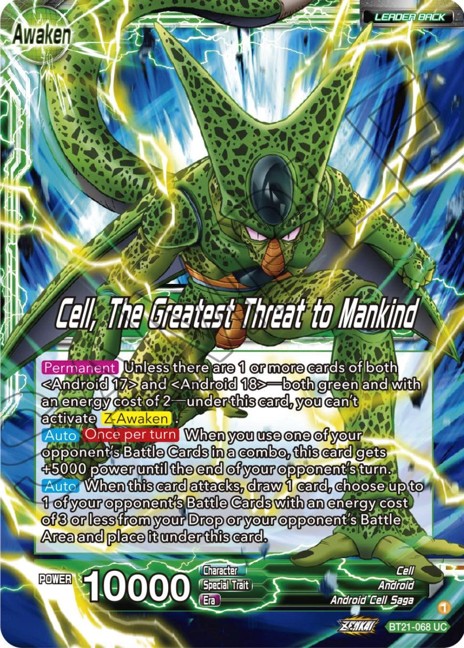 Cell // Cell, The Greatest Threat to Mankind (BT21-068) [Wild Resurgence] | Tables and Towers