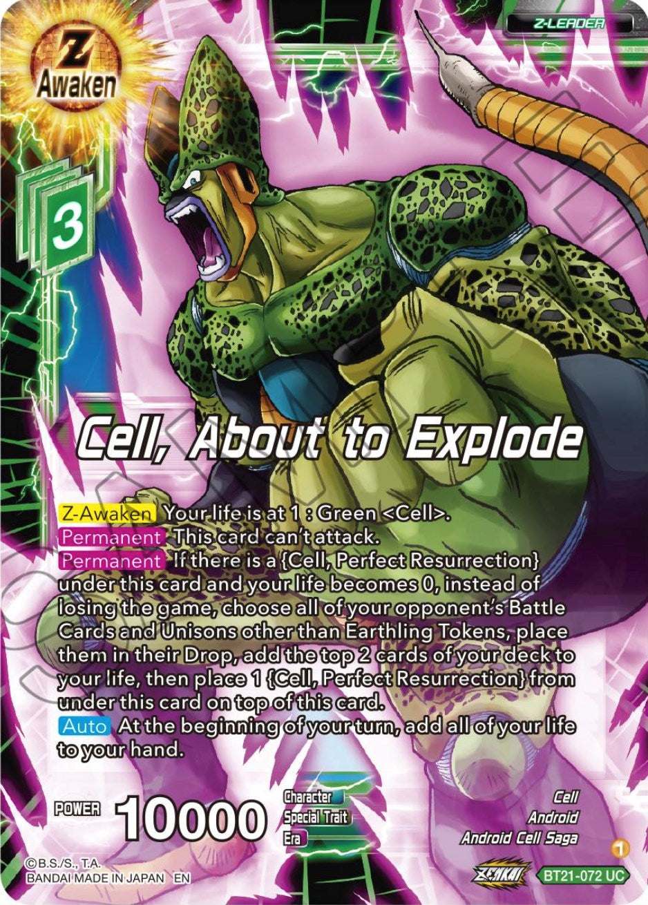 Cell, About to Explode (BT21-072) [Wild Resurgence] | Tables and Towers