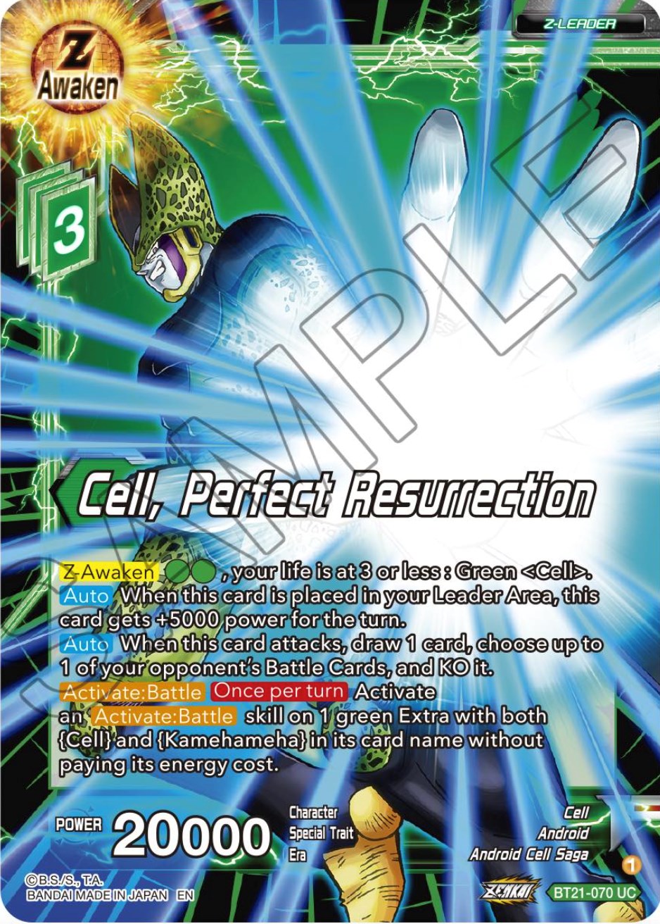 Cell, Perfect Resurrection (BT21-070) [Wild Resurgence] | Tables and Towers