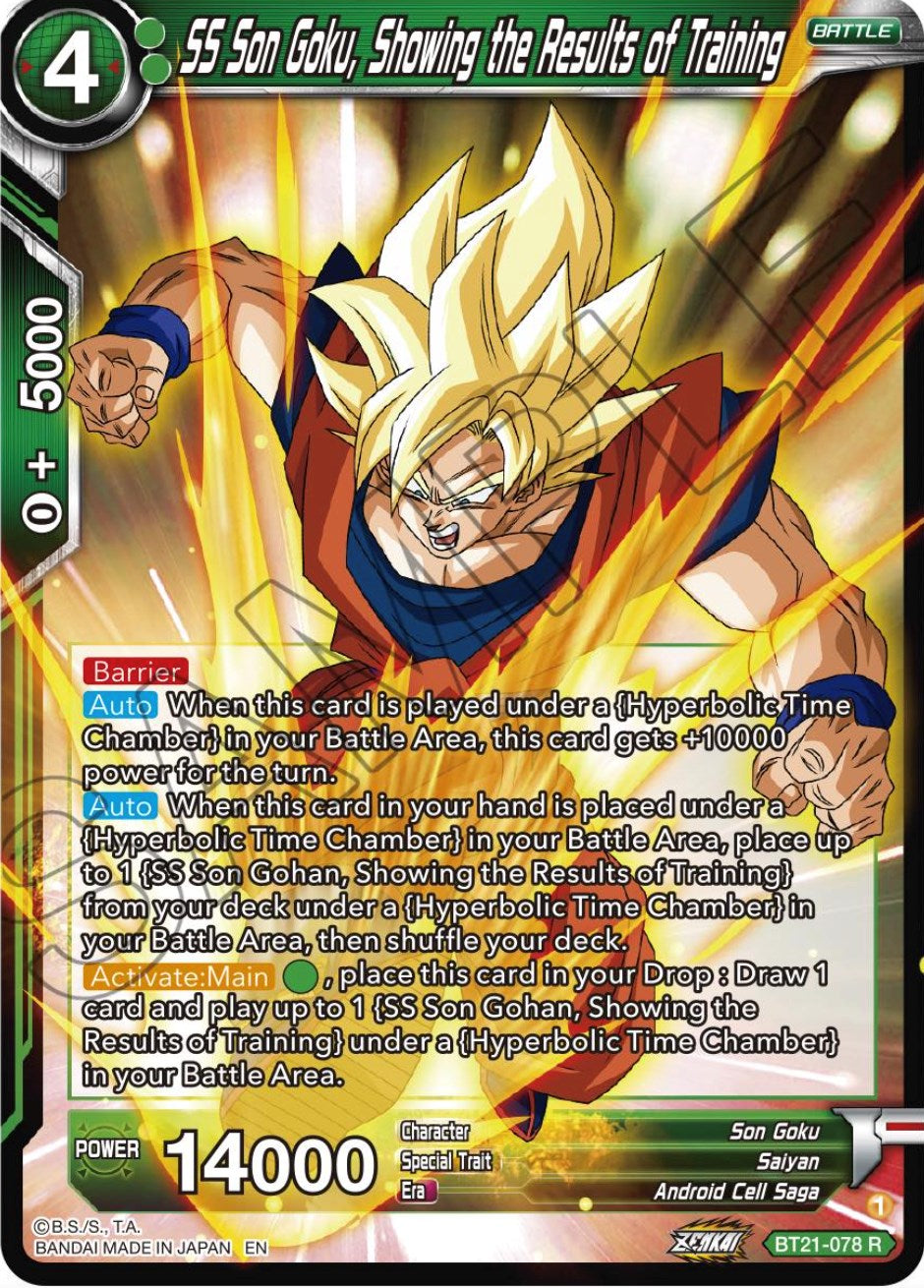 SS Son Goku, Showing the Results of Training (BT21-078) [Wild Resurgence] | Tables and Towers