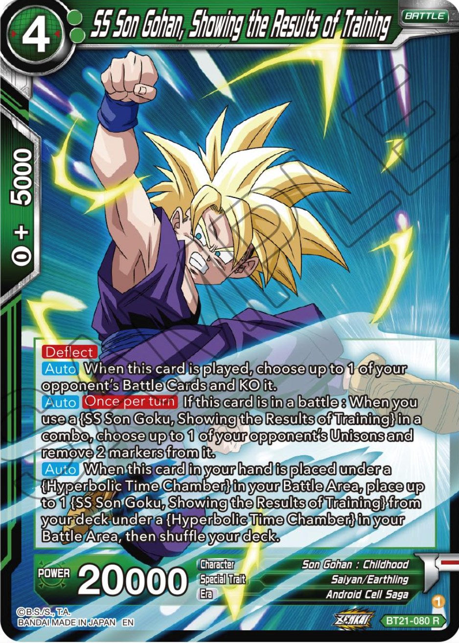 SS Son Gohan, Showing the Results of Training (BT21-080) [Wild Resurgence] | Tables and Towers