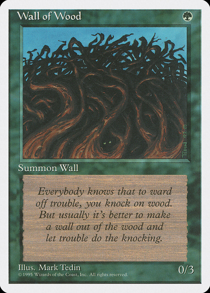 Wall of Wood [Fourth Edition] | Tables and Towers