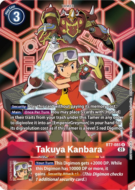 Takuya Kanbara [BT7-085] (D-Scanner Alternate Art) [Next Adventure Promos] | Tables and Towers