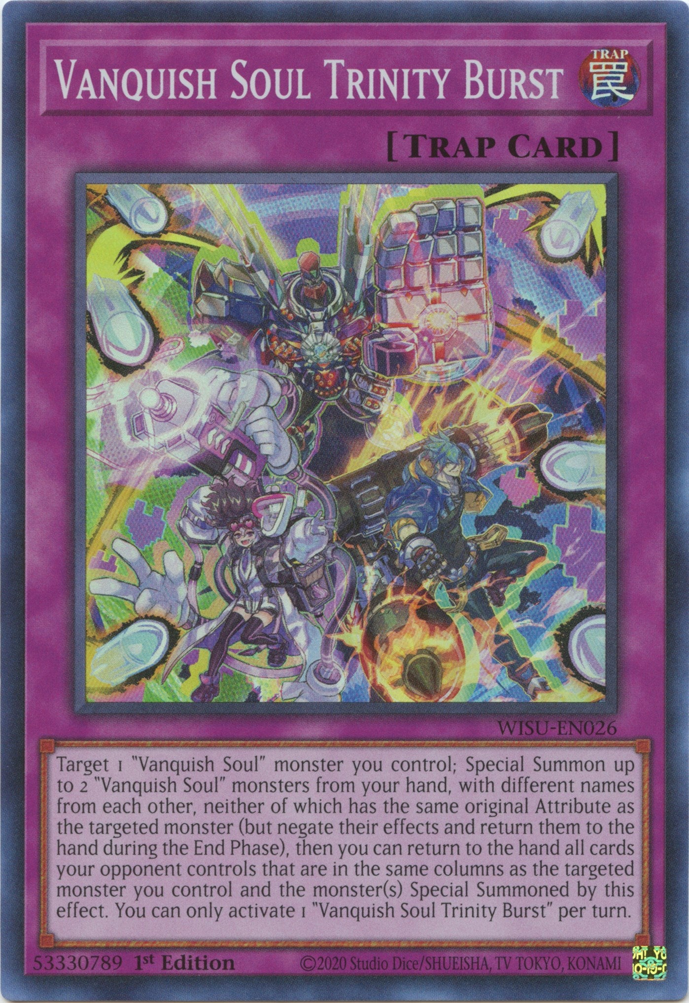 Vanquish Soul Trinity Burst [WISU-EN026] Super Rare | Tables and Towers