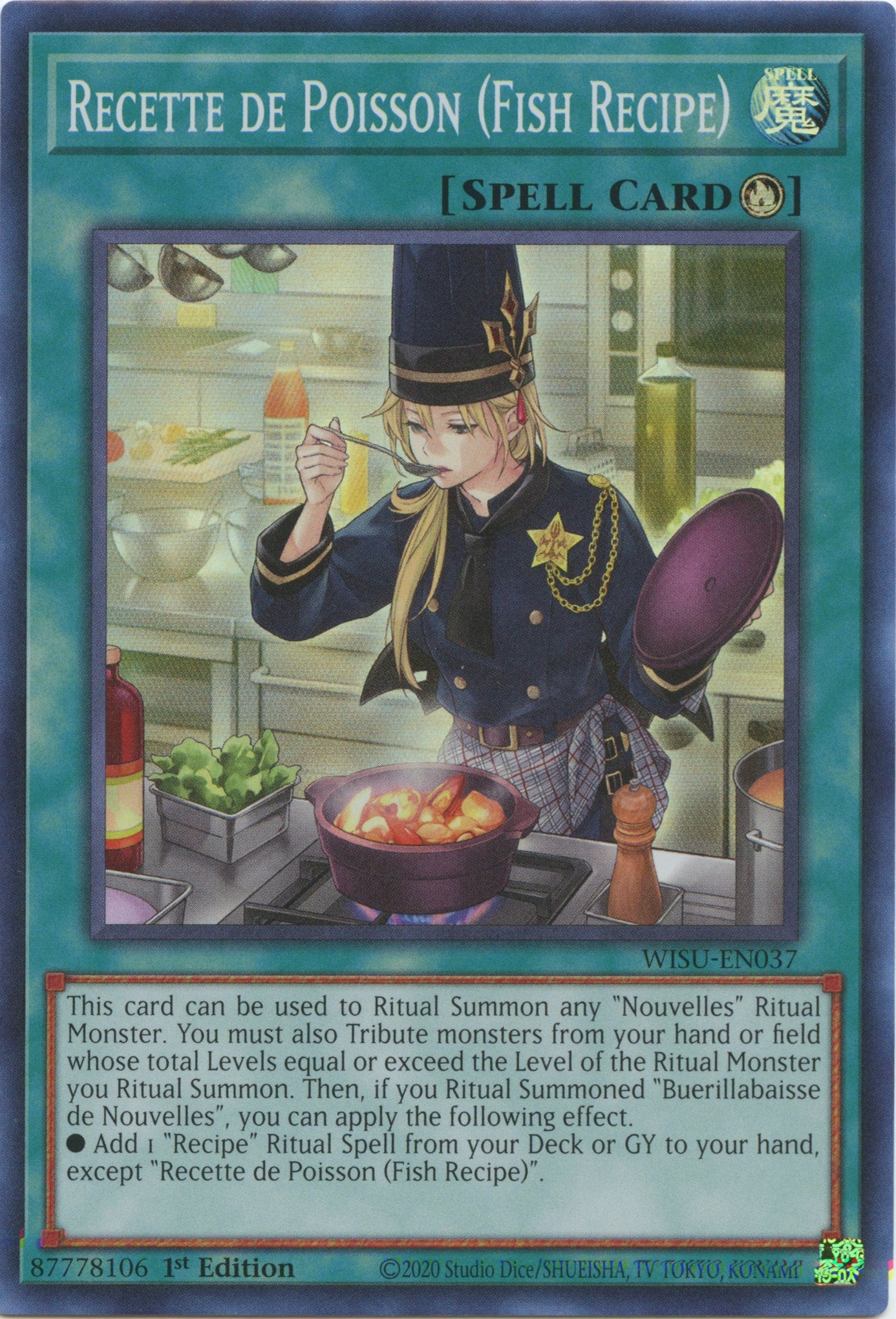 Recette de Poisson (Fish Recipe) [WISU-EN037] Super Rare | Tables and Towers