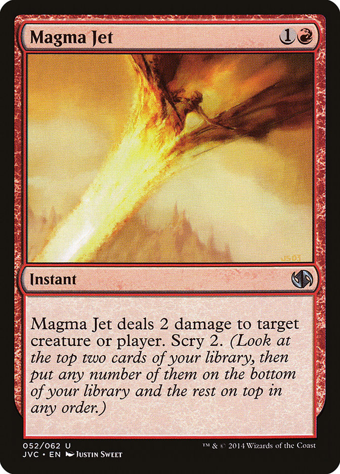 Magma Jet [Duel Decks Anthology] | Tables and Towers