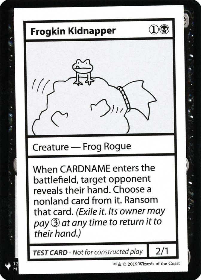 Frogkin Kidnapper [Mystery Booster Playtest Cards] | Tables and Towers