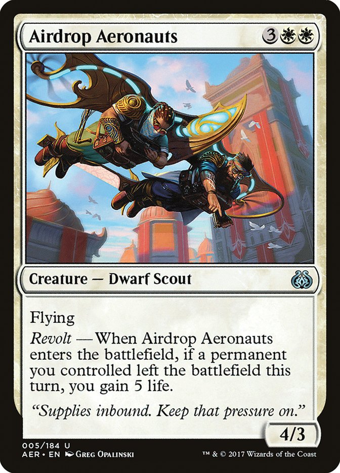 Airdrop Aeronauts [Aether Revolt] | Tables and Towers