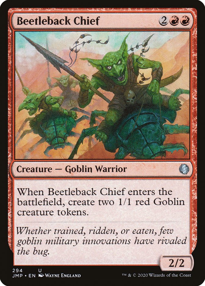 Beetleback Chief [Jumpstart] | Tables and Towers