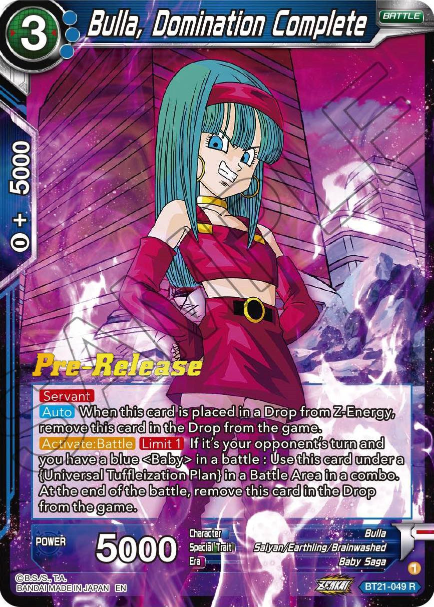 Bulla, Domination Complete (BT21-049) [Wild Resurgence Pre-Release Cards] | Tables and Towers