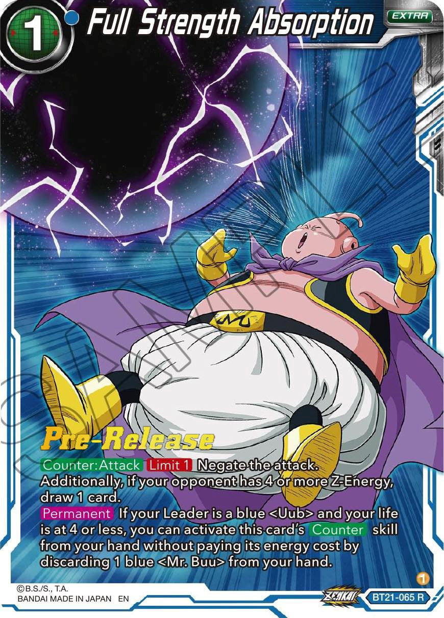 Full Strength Absorption (BT21-065) [Wild Resurgence Pre-Release Cards] | Tables and Towers