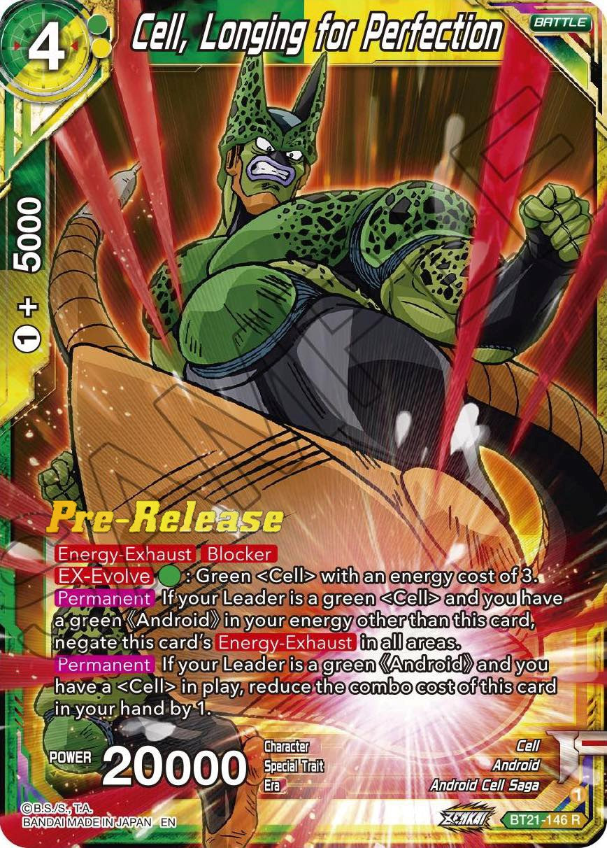 Cell, Longing for Perfection (BT21-146) [Wild Resurgence Pre-Release Cards] | Tables and Towers