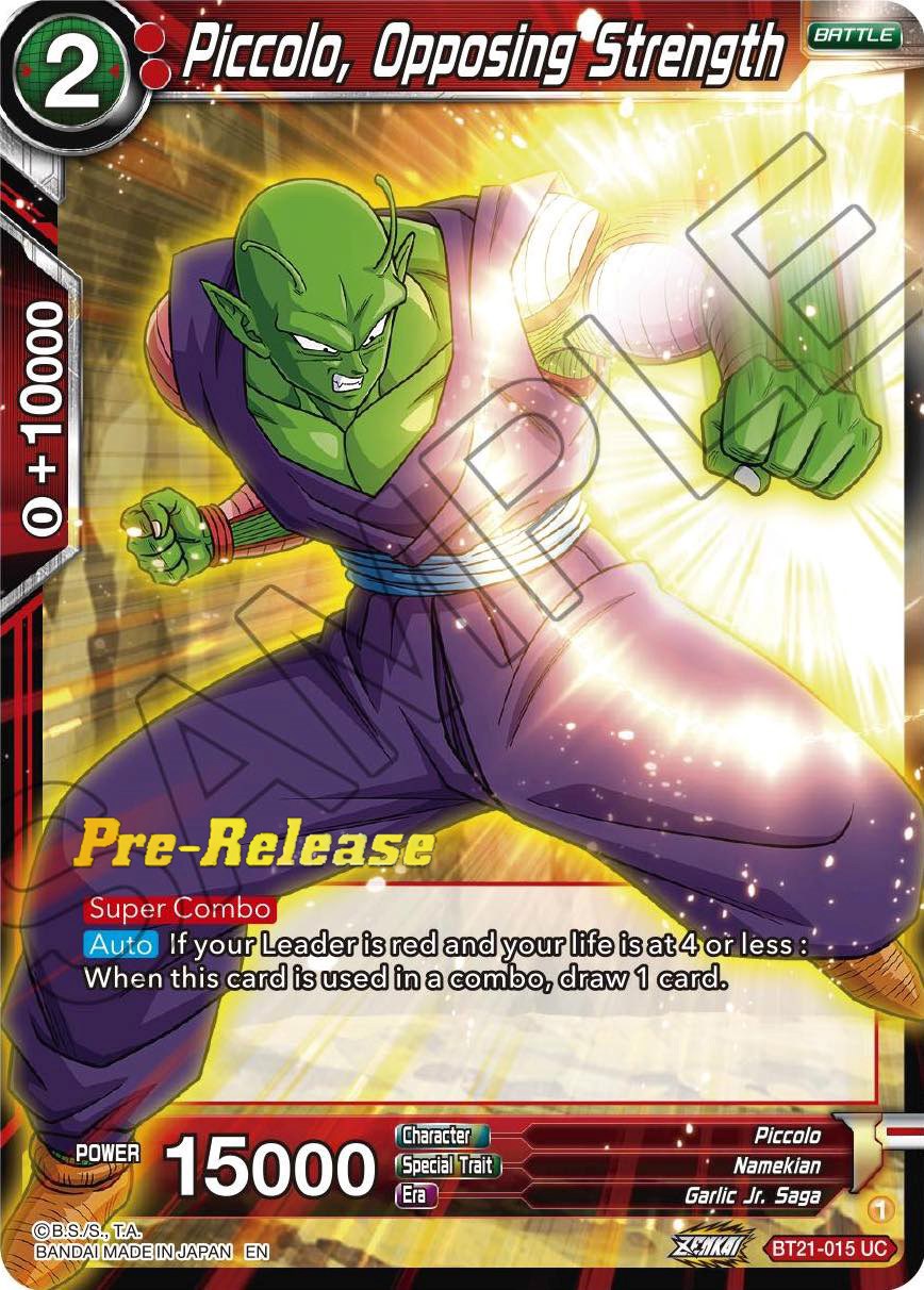 Piccolo, Opposing Strength (BT21-015) [Wild Resurgence Pre-Release Cards] | Tables and Towers