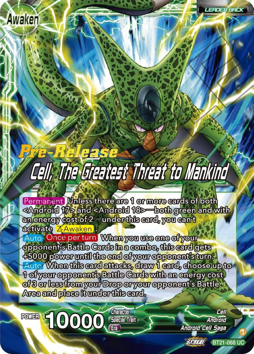 Cell // Cell, The Greatest Threat to Mankind (BT21-068) [Wild Resurgence Pre-Release Cards] | Tables and Towers