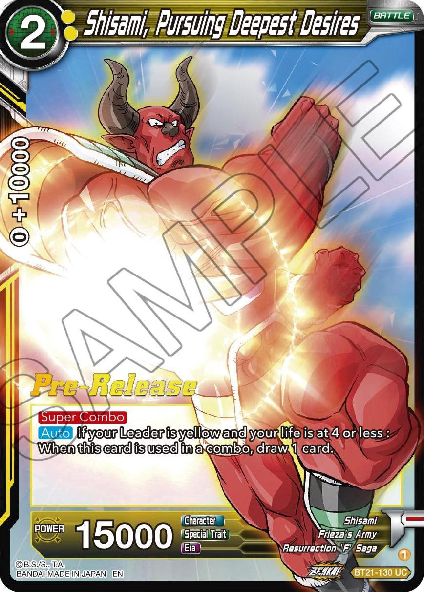 Shisami, Pursuing Deepest Desires (BT21-130) [Wild Resurgence Pre-Release Cards] | Tables and Towers