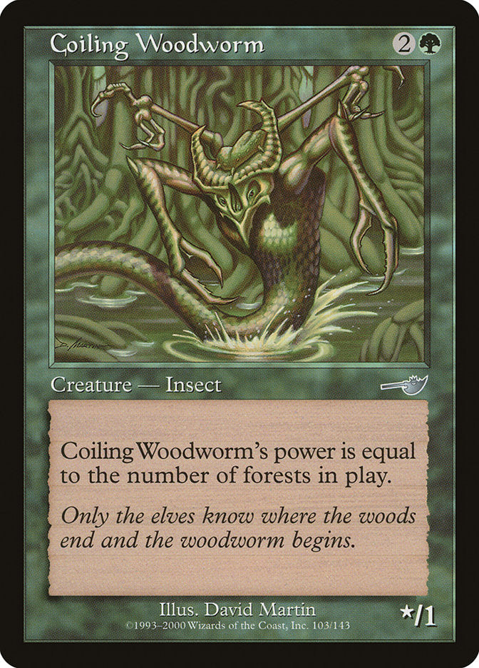 Coiling Woodworm [Nemesis] | Tables and Towers