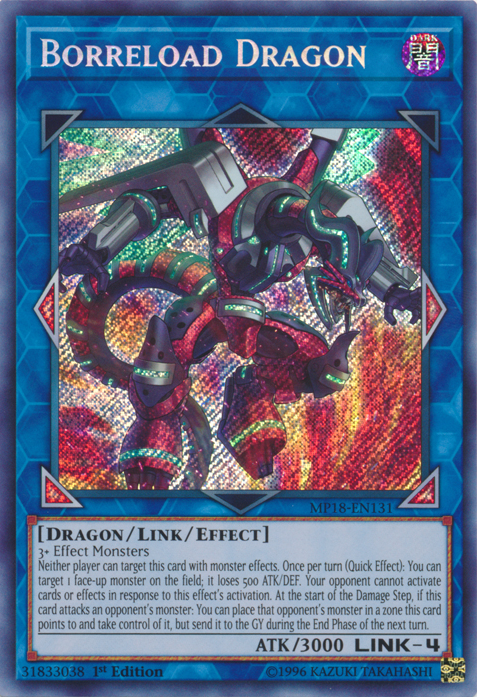 Borreload Dragon [MP18-EN131] Secret Rare | Tables and Towers